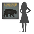 thumbnail image 4 of Global Gallery's 'Black Bear Porter' By Ryan Fowler Stretched Canvas Wall Art, 4 of 4