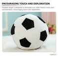 thumbnail image 3 of Juguete de juguete de juguete de peluche creativo en forma de fútbol Jugo de fútbol peluche fútbol de peluche juguete, 3 of 5