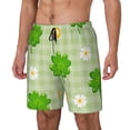 thumbnail image 2 of Gaeub St Patrick's Day11 Mens Swim Trunks Stretch Beach Shorts Quick Dry for Men Swim Shorts Swimwear with Pockets- 3X-Large, 2 of 9