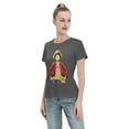 thumbnail image 4 of Women's Basic Short Sleeve T-Shirt One Piece Luffy, 4 of 6