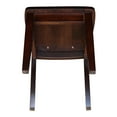 thumbnail image 6 of International Concepts Indoor Wood Kids San Remo Chairs in Rich Mocha - Set of 2, 6 of 13