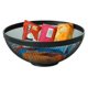thumbnail image 2 of Laklulu JHY DESIGN Cesta de frutas de malla metálica de 10,5 pulgadas de diámetro, cuenco grande para dulces, cuenco decorativo redondo negro grande para cocina, encimera, hogar (negro), 2 of 4