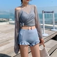 thumbnail image 1 of Conjunto de Traje de Baño Hugo para Mujer Halter Biquinis Gris, 1 of 1