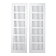 thumbnail image 1 of Silver Aluminum Alloy Rectangular Air Vent Grille Heat Dissipation for Cabinet RV 80 x 250mm, 1 of 4