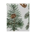 thumbnail image 5 of Pine Cone Trees Curtains Black Out 63 Inch Length Curtains for Sliding Glass Doors Bedroom Living Room 2 Panels Set, 5 of 5