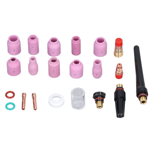 Welding Gasket Kit,55Pcs TIG Welding Torch TIG Welding Torch Accessories Kit Glass Cups Gas Lens Kit Striking Appearance