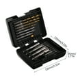 thumbnail image 2 of 20PCS Drill Bit Set Screwdriver Bit Set Impact Driver Bit Set for Wood, Metal, Steel and Screwdriver Bits for Power Tool with Case, 2 of 5