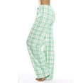 thumbnail image 3 of Teissuly Women's Spring And Plaid Print Sports Casual Home Pants Loose Sweatpants, 3 of 4