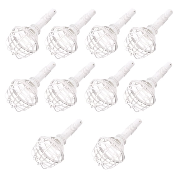 Soimiss Bridal Party Supply Flower Holders White Plastic 10Pcs