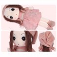 thumbnail image 4 of Muñeca encantadora de 40cm Vhermosa juguetes de peluche suaves de algodón rosa, 4 of 8