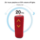 thumbnail image 2 of Bocina Bluetooth Portátil Altavoz Recargables Rojo, 2 of 5