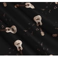 thumbnail image 3 of Soimoi Cotton Cambric Fabric Notes & Guitar Musical Instrument Printed Fabric 1 Yard 56 Inch Wide, 3 of 7