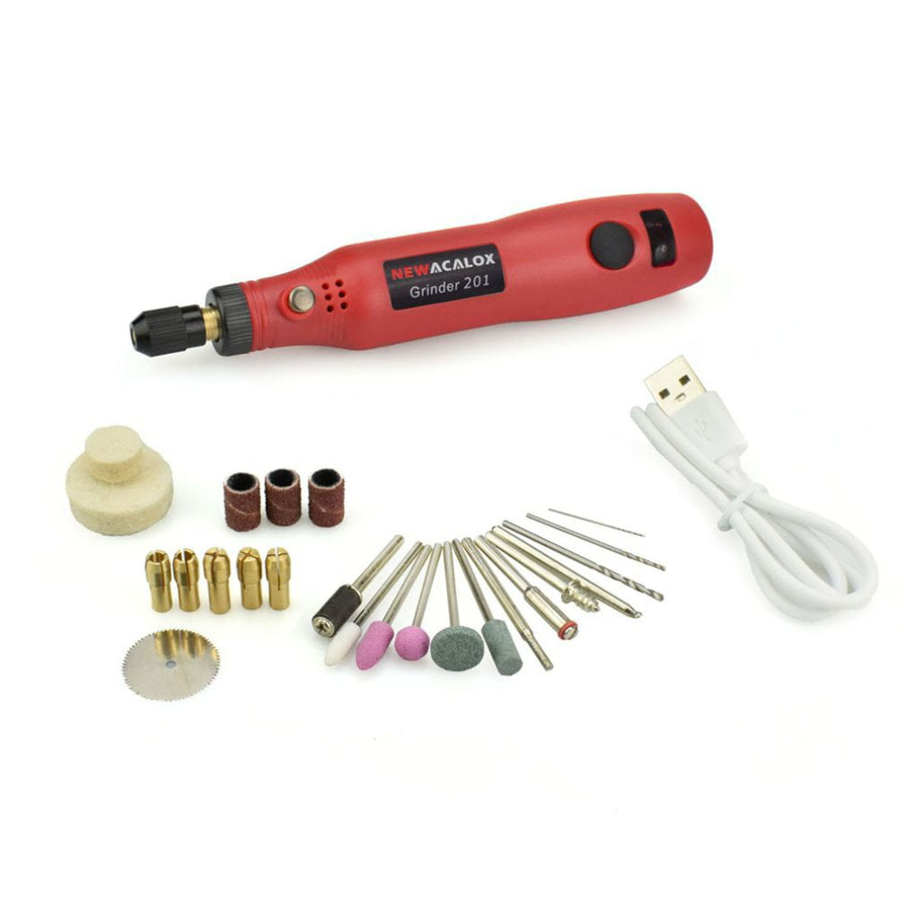 30000rpm Electric Mini Grinder Drill Milling Rotary Tool USB Engraving Pen Set