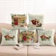 thumbnail image 1 of Ganfancp Navidad Melocotón Funda de Cojín Inicio Sofá Decoración Ofertas de La Semana Funda de Almohada Navideña de Terciopelo de Piel de Melocotón*1, 1 of 3