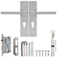 thumbnail image 1 of Cerradura de manija de puerta de estilo europeo para interiores, dormitorio, sala de estar, cerradura de seguridad mecánica, 1 of 14