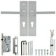 thumbnail image 1 of Cerradura de manija de puerta de estilo europeo para interiores, dormitorio, sala de estar, cerradura de seguridad mecánica, 1 of 14