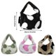 thumbnail image 3 of Cute Plush Heart Top Handle Bag for Ladies Warm Fuzzy Shoulder Bags Carryall for Casual Outfits in Fall and Winter off white, 3 of 5