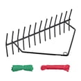 thumbnail image 1 of VEVOR 24x8.7 in Pond Aquatic Weed Rake Double-Sided Lake Weed Removal Rake 30ft Rope, 1 of 9