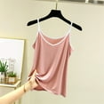 thumbnail image 2 of hotojiny Camisole Top for Women Soft Causal Spaghetti Strap V Neck T Cami Undershirts Summer Loose Fit Cami Shirt Sleepwear, 2 of 3