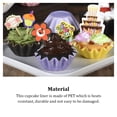 thumbnail image 4 of 50 Pieces/Set Birthday Cupcake Liners Heats Resistant Cake Dessert Cup Cookie Case Holder Kitchen Bakery Wrapper Baking Tool Yellow, 4 of 6
