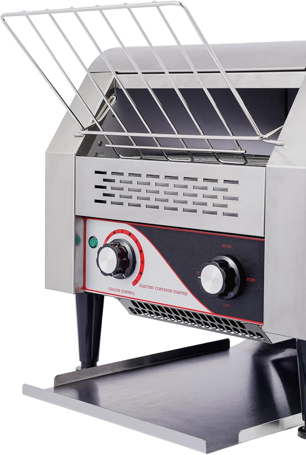 NSF Conveyor Toaster 300 Slices/Hour, Commercial Bread Toaster Bagel Toaster for Restaurant, 1700W Stainless Steel Toaster Oven for Restaurant,Buffets,House Use