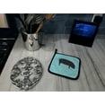 thumbnail image 3 of Caroline's Treasures Devon Large Black Pig Blue Check Pair of Pot Holders, 3 of 3