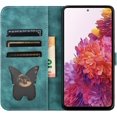 thumbnail image 2 of XUCP-Flip Case for Samsung Galaxy S20 FE 5G 6.5 Inch, Premium PU Magnetic Leather Flip Stand Wallet Cover with Kickstand Card Slot Shockproof Protection for Samsung Galaxy S20 FE 5G Case\u2013Green, 2 of 4