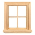 thumbnail image 1 of SHISUYAN Miniature Window Frame Model for DIY and Display Prop 1Set 3.9In X 3.4In X 0.9In, 1 of 9