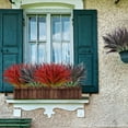 thumbnail image 5 of ZOELNIC 4/12 Pcs Artificial Shrubs Bushes Plants Fake Grass Bushes Plastic Greenery for Planters Patio Front Door Porch Home Garden Decorations, 5 of 7