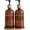 Amber Sl, variant on Amber Glass Soap and Lotion Dispenser Set with Tray by  - Hand Soap Dispenser Bathroom Set - Glass Bottles with Pump - Bamboo Home Accessories & Modern Bathroom Decor for Airbnb (Amber)
