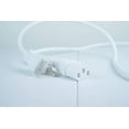thumbnail image 4 of [UL Listed] OMNIHIL White 15 Feet Long AC Power Cord Compatible with HARBINGER VARI V4112, 4 of 4