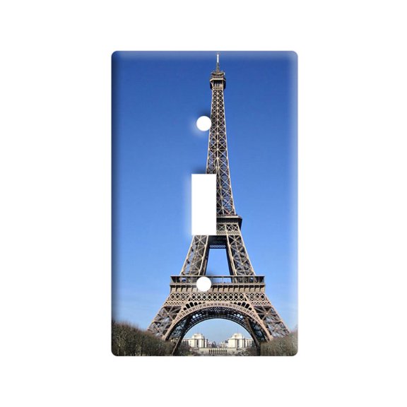 Paris - Eiffel Tower at Day Light Switch Plate Cover