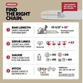 thumbnail image 4 of Oregon 20K095B72-21 Steel 20" Chainsaw Guide Bar and Saw Chain Combo, 72 Link, 4 of 5
