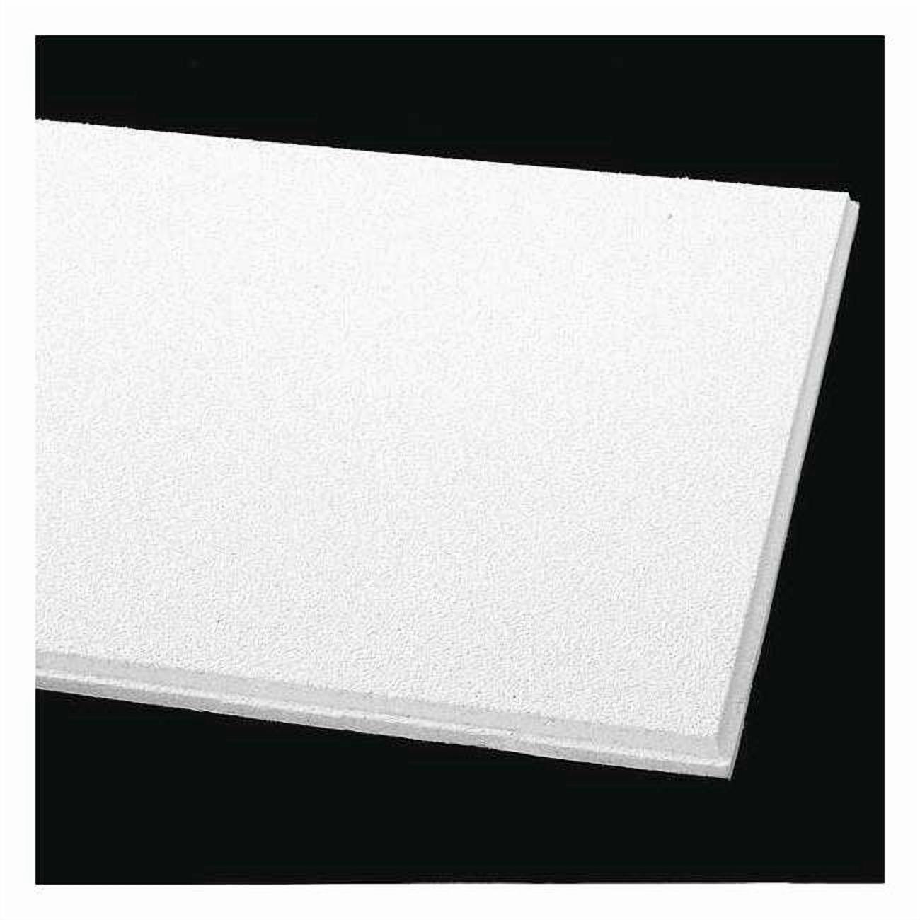 Dune Ceiling Tile, 24 in W x 48 in L, Beveled Tegular, 9/16 in Grid Size, 8 PK 1777B
