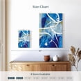 thumbnail image 4 of Elephant Stock Abstract White Gold Splatter Wall Art - Vertical Canvas Wall Art - Living Room Wall Decor - Abstract Canvas - Blue And White Decor - 8" x 12", 4 of 8