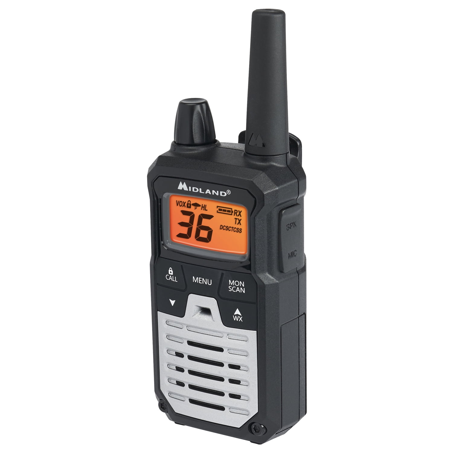 Midland T290VP4 X-TALKER GMRS Long Range Walkie Talkie - Two Way Radio with NOAA Weather Scan + Alert and 121 Privacy Codes