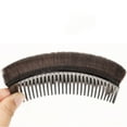 thumbnail image 3 of Hair Pad, Hair Bun Clip, Natural Hair Bump Clip for Volume, Easy to Use DIY Hair Styling Accessory, Lightweight Comfortable Breathable Hair Puff for Curly Hair and Ponytail, 3 of 5