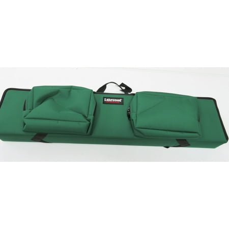 Lakewood Fishing Green Ice Pole Caddie Rod Box W Shoulder Straps