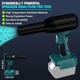thumbnail image 3 of Soplador Mini Jet Dry comp. con bat. Makita 18V - Soplador Ventilador Super Jet c/ vel. de viento 400g - Lata de aire comprimido 500W - Soplador de aire recargable - Mini Jet Dry c/ 3 vel. ajustables, 3 of 7