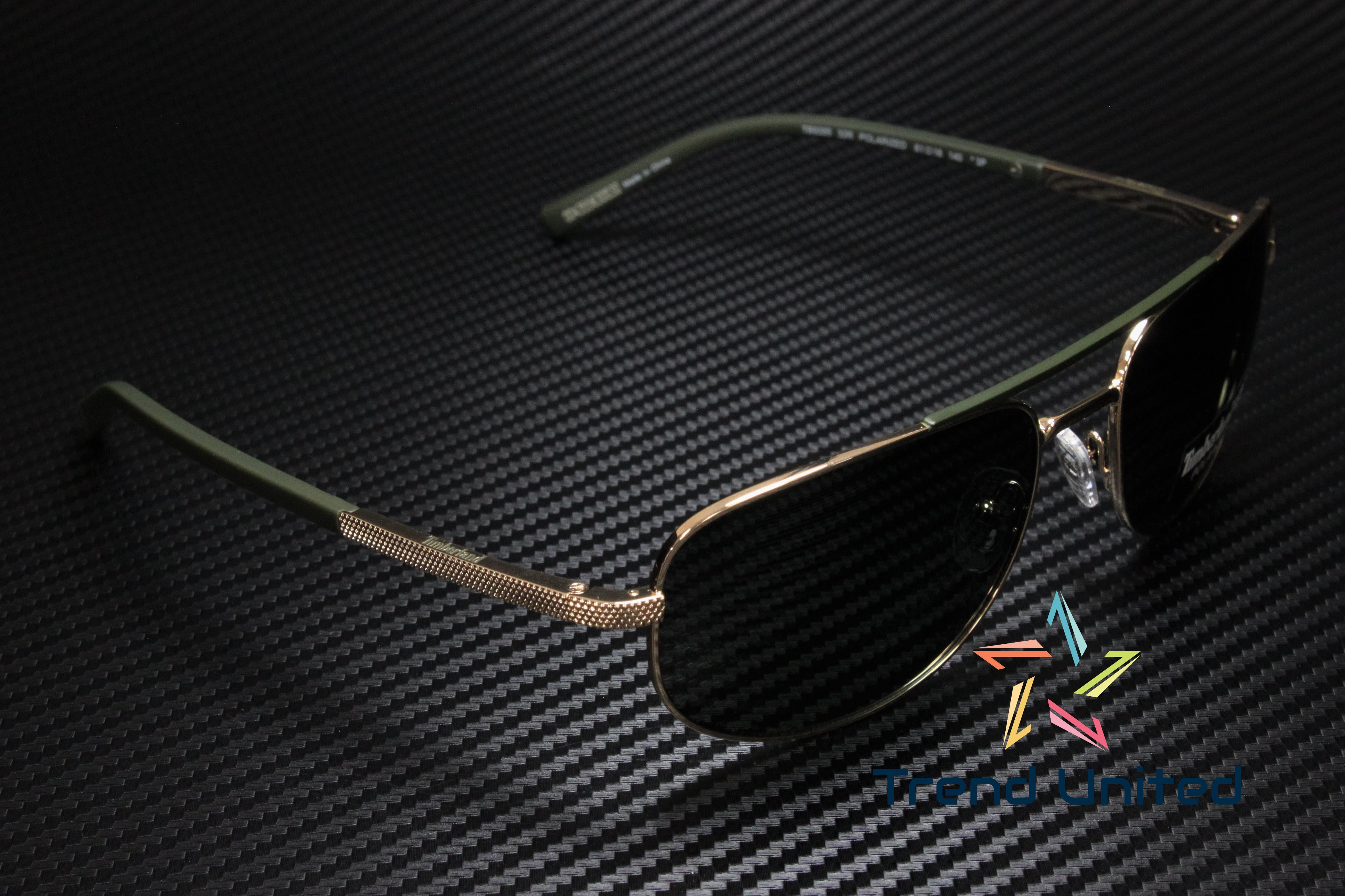 TIMBERLAND TB9285 32R Gold Polarized Green 61 mm Men's Sunglasses