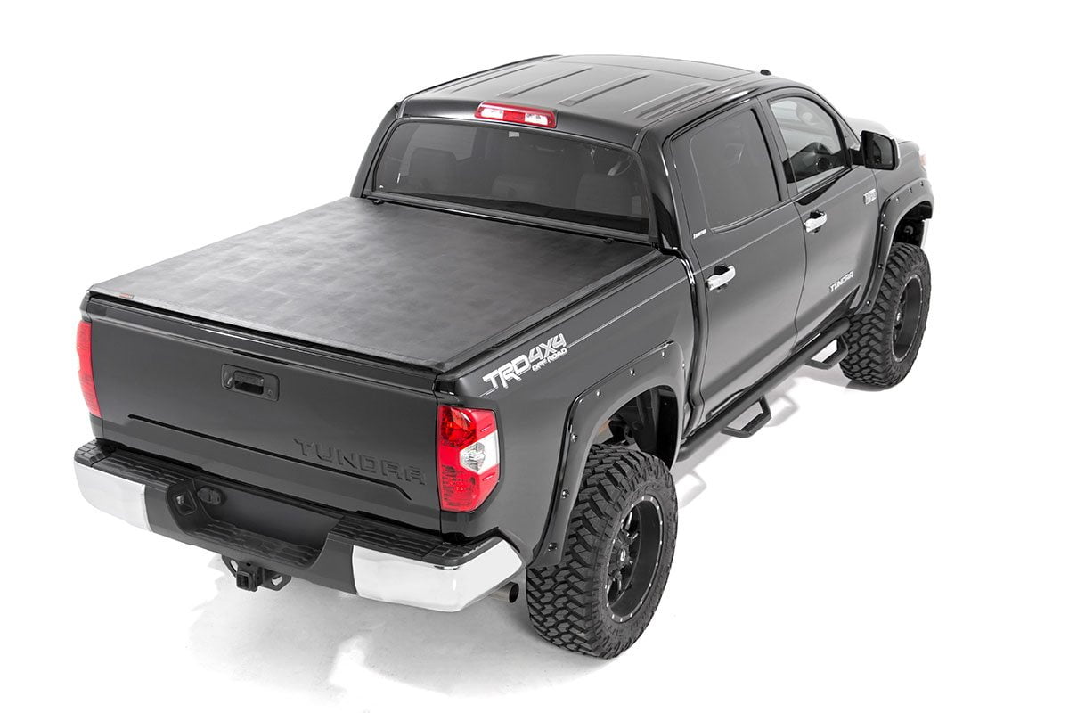 Rough Country Soft Tri-Fold for 2007-2021 Toyota Tundra | 5'7" Bed - 41714551A
