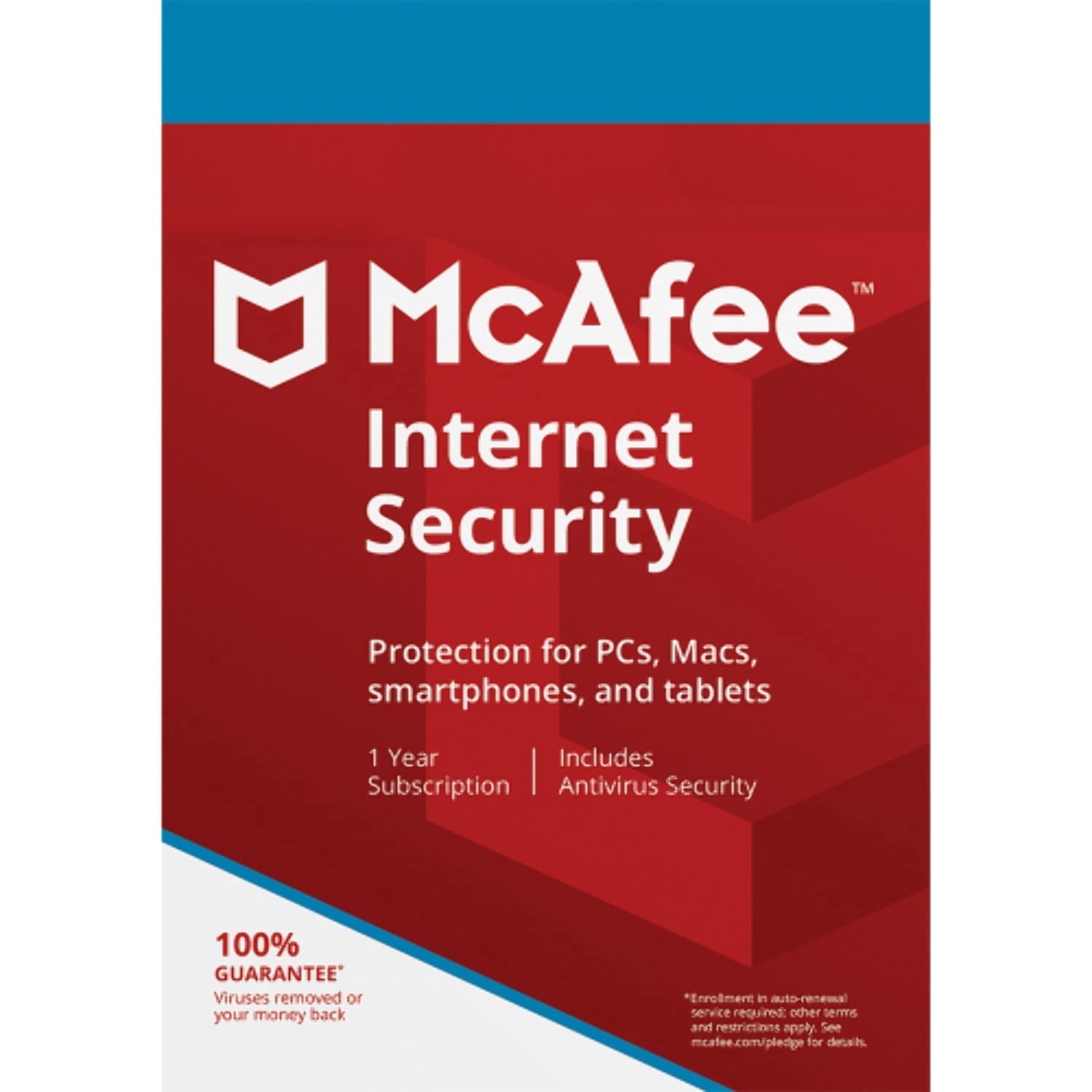 McAfee Internet Security 1-Year | 10-Devices (Windows/Mac OS/Android/iOS)