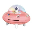 thumbnail image 3 of Hucha de nave espacial, cajero automático pequeño, Caja de Ahorros, juguetes, banco de monedas, cajero automático pequeño para niños, regalos , Rosa, 3 of 8