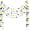 Blue,gold, variant on 5 Pieces Red Round Dots Garland Graduation Party Hanging Decor Each Length 13.1ft Glitter Paper Dot Streamers for Birthday Wedding Classroom Supplies (Green)