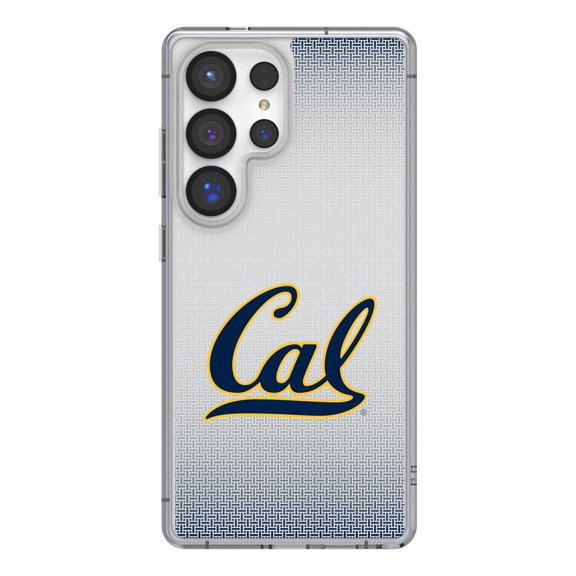 Cal Bears Linen Logo Galaxy Clear Case