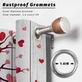 thumbnail image 2 of Outdoor Curtains for Patio Waterproof, Red Valentines Day Outdoor Privacy Panels Grommet, Red Love Heart Tree Vintage Blackout Outside Curtains for Porch/Cabana/Pergola/Gazebo 54"x108", 2 Panels, 2 of 8