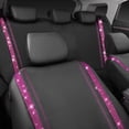 thumbnail image 4 of Juego completo de fundas para asientos de coche CAR PASS Bling de piel impermeable, 4 of 9