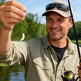 thumbnail image 4 of 20Pcs Soft Worm Hooks Fishing Lures, Realistic Bread Worm Soft Baits For Trout Panfish Freshwater Saltwater, Fishing Tackle Terminal Tackle For Ice Fishing Lake River(Beige), 4 of 4