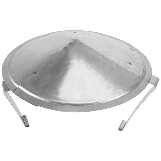 Mobutofu 1Pc Silver Stainless Steel Rainproof Chimney Cover for Home Exhaust