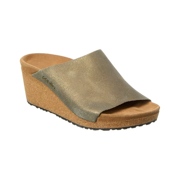 Papillio by Birkenstock Namica Narrow Suede Wedge Sandal, 36, Grey